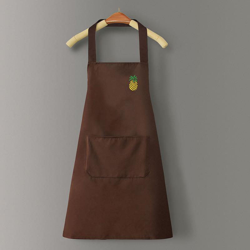 Cactus Rainbow Cartoon Apron Waterproof Oil Resistant Kitchen Restaurant Simple
