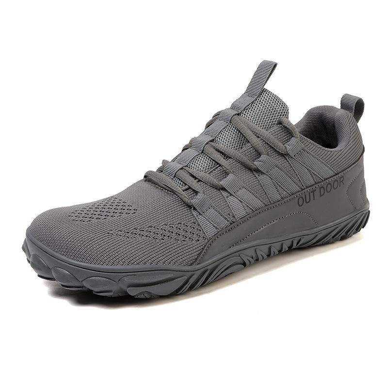 Five Fingers Wide Head Hiking Shoes Hiking Shoes Flying Woven Shoes Casual Sports Men's Shoes Non-slip Building Shoes Cycling Shoes