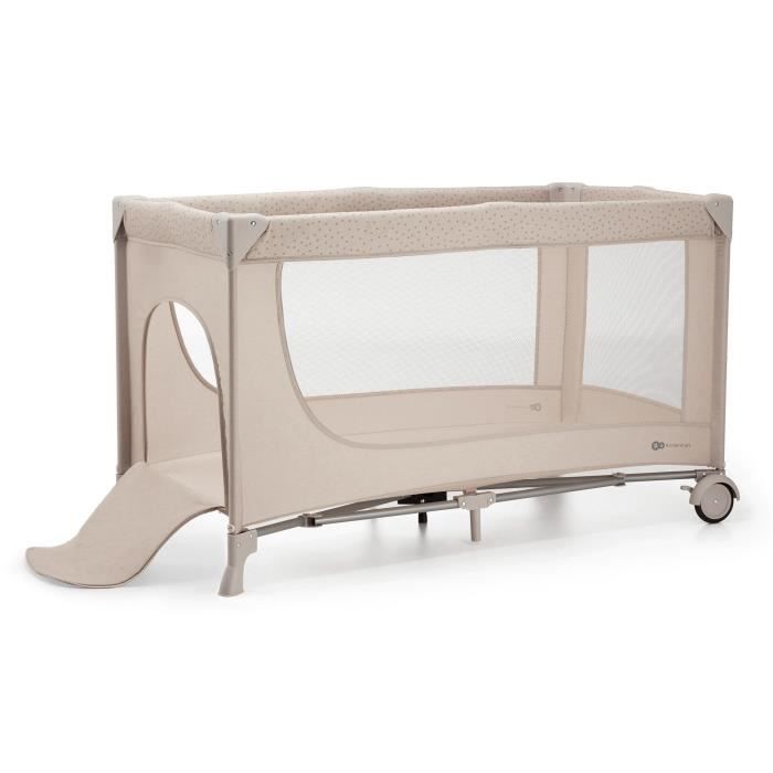 Kinderkraft Sammenleggbar reiseseng 3 i 1 JOY 2 med tilbehør Beige