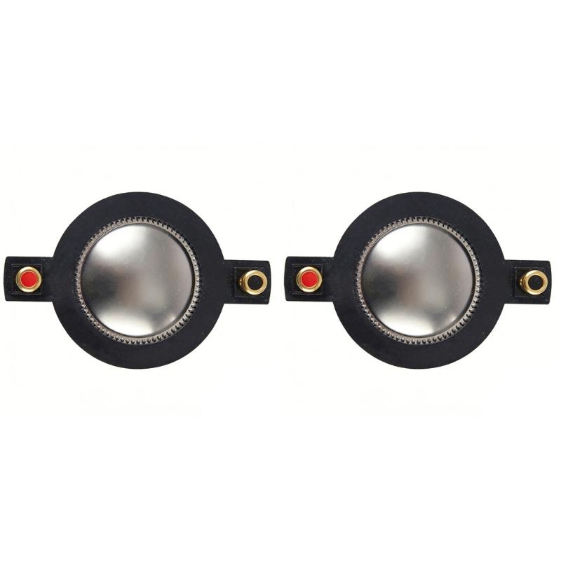 2Pcs Diaphragm Replacement Metal Film Tweeter Consistent Quality For Professional Sound Equipment Speaker Repair