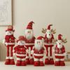 Festive Retractable Santa Claus, Snowman & Reindeer Standing Ornaments