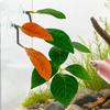 Artificial Leaves Aquariums Decoration 6PCS Suction Cup Hammock Bed, Betta Tanks Habitats Decors for Fish Shrimp Shelter and Spawning