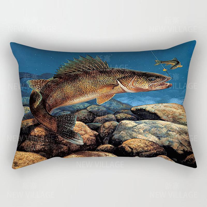 Unframed Home Autumn Decoration Oil Painting Style Pillow Cushion Cover Decorations Throw Pillow Cover 30*50 Pillowcase 30x50 40