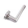 Door Lever Set with Handles & Concealed Keyhole Steel Key Locking Door Handle Round Door Handle for Interior Security