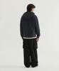 COVERNAT Small Logo Zip-Up Hoodie Lavender