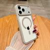 With Camera Touch Button Magnetic Clear Case For iPhone 17 Pro Max / Pro /Air MagSafe Compatible Hard PC Protective Cover
