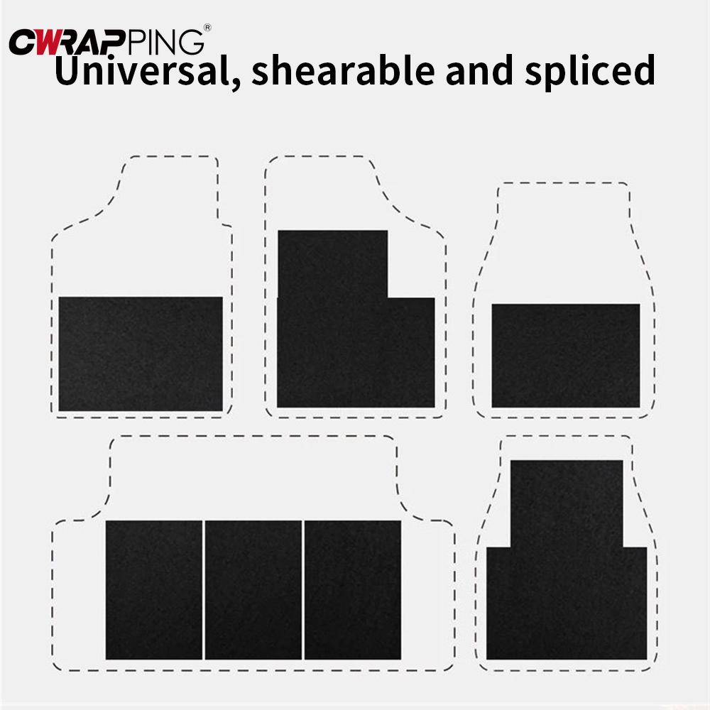 Car Mats Disposable Non-slip Pad 4/8Pcs Felt Wear-resistant Mat Accessories Decoration Decorations Interior Automobiles Parts