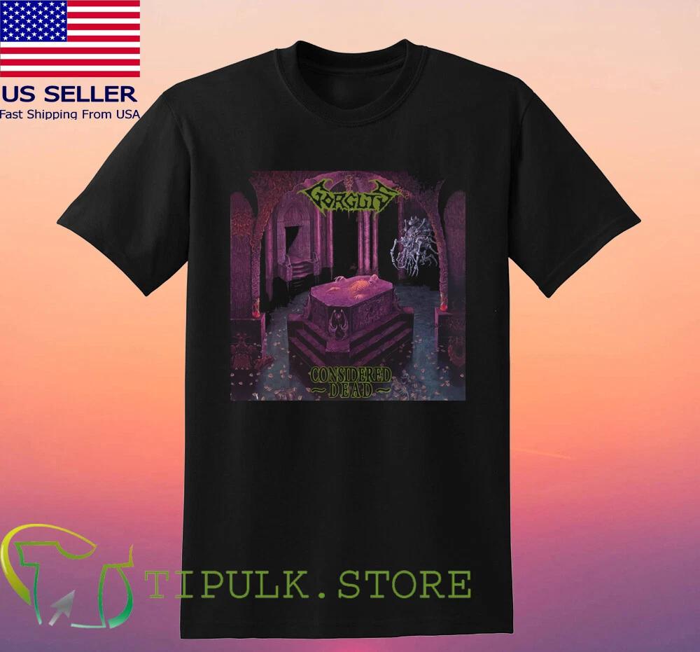 Gorguts Считается Мертвыми Мужская Черная Размер S-5XL 3XL