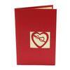 Heart-to-Heart 3D Pop-up Card, Qixi Festival Valentine's Day Love Confession, Handmade Hollow Paper Carving