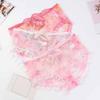 4Pcs Plus Size Lace Flower Underpants Transparent Underwear for Women Lace Seamless Briefs  Gifts