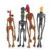4Pcs Cartoon Anime Siren Head Action Figure Model Creative PVC Horror Sculpture With Light Glow For Children Collection Toy Gift