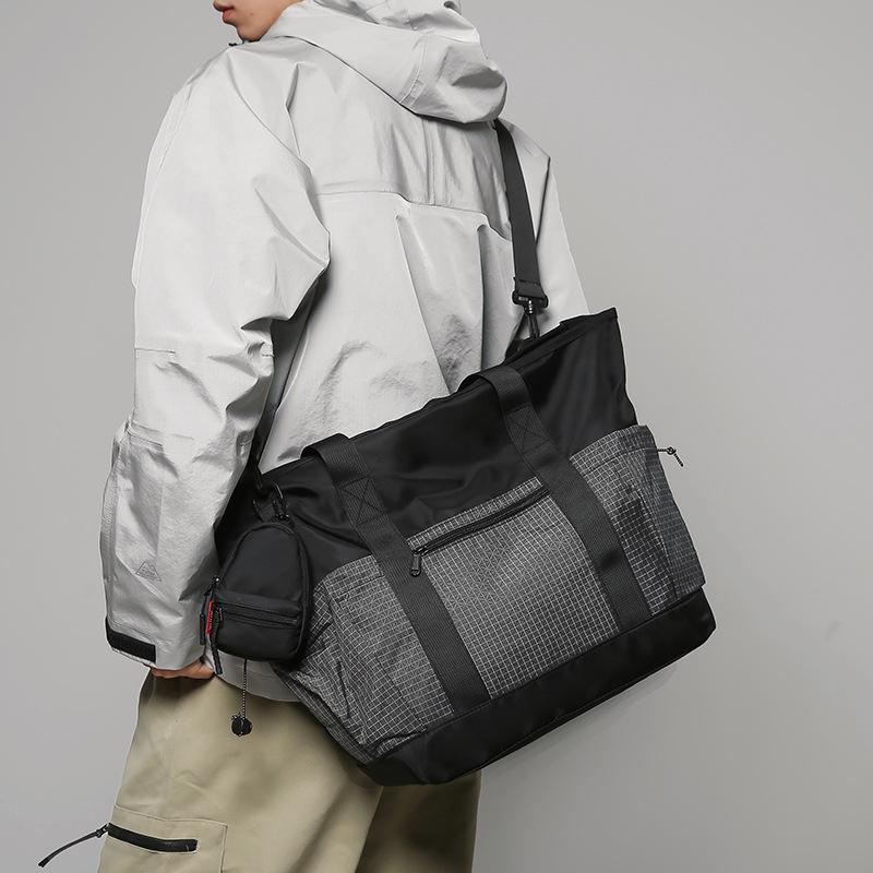 Men's Shoulder Bag, Large Capacity Student Tote Bag, Men's Casual Workwear, Crossbody Bag, Class Backpack, Mailman Bag