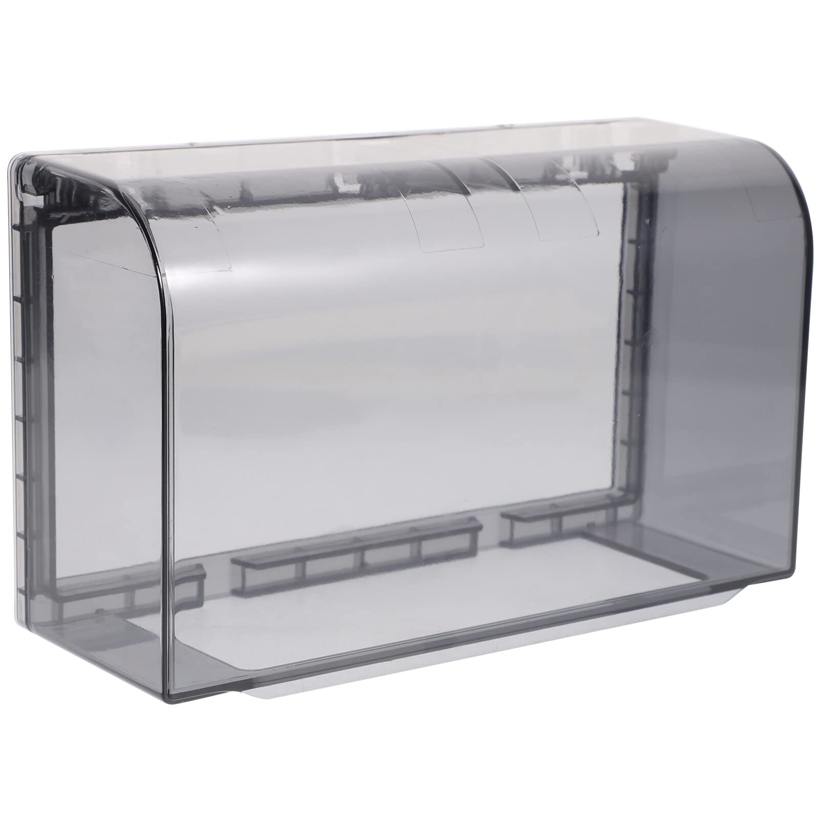 

JECOMPRIS Waterproof Switch Cover, 86-Type, Dual-Gang Faceplate, Wall Switch Socket, Waterproof Cover Box, Clear (Black)