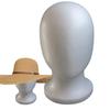 Styropor Perückenkopf Schaumstoff Schaufensterpuppe Ständer Halter Gesichtslos Kosmetik Display Ständer für Haare Reise Salon Haarteile Modell Hut Stil