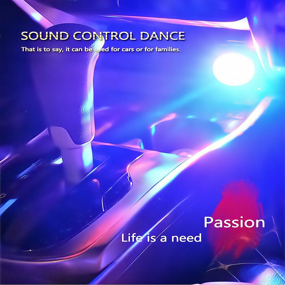 Samochodowe światło ambientowe USB DJ RGB Mini Kolorowe światło dźwiękowe do muzyki Interfejs USB-C Interfejs Apple Impreza świąteczna Karaoke