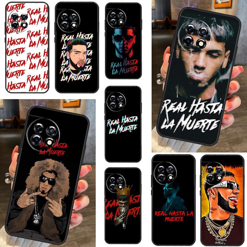 Anuel AA Real Hasta La Muerte Case For OnePlus 11 10 9 8 Ace Pro 11R 9RT 10T 8T OnePlus Nord N20 N10 2T CE 2 Lite Cover