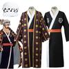 Trafalgar Law Cosplay Costume Anime Wano Country Law Kimono Uniform Full Set Man Halloween Carnival Party Costume