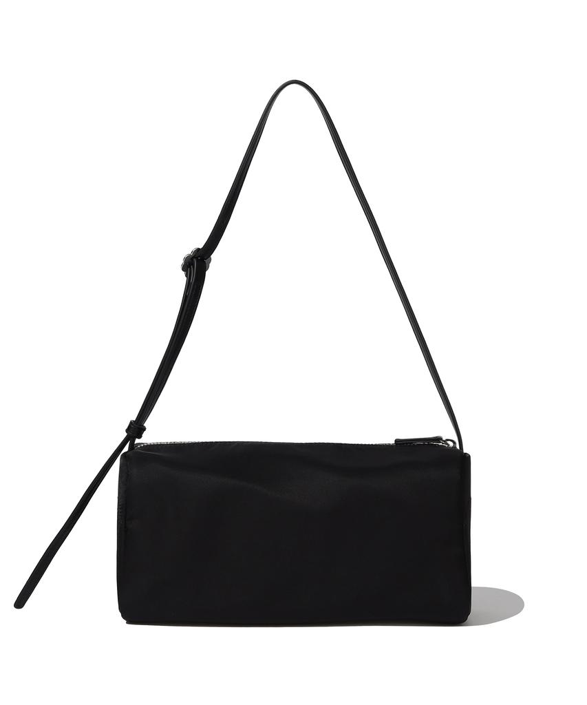 Covernat Woman Clover Heart Square Shoulder Bag Black