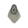 Rhinestone Shoulder Tassel Epaulet Long Chain Brooch New Shoulder Epaulettes  Clothing Accessories