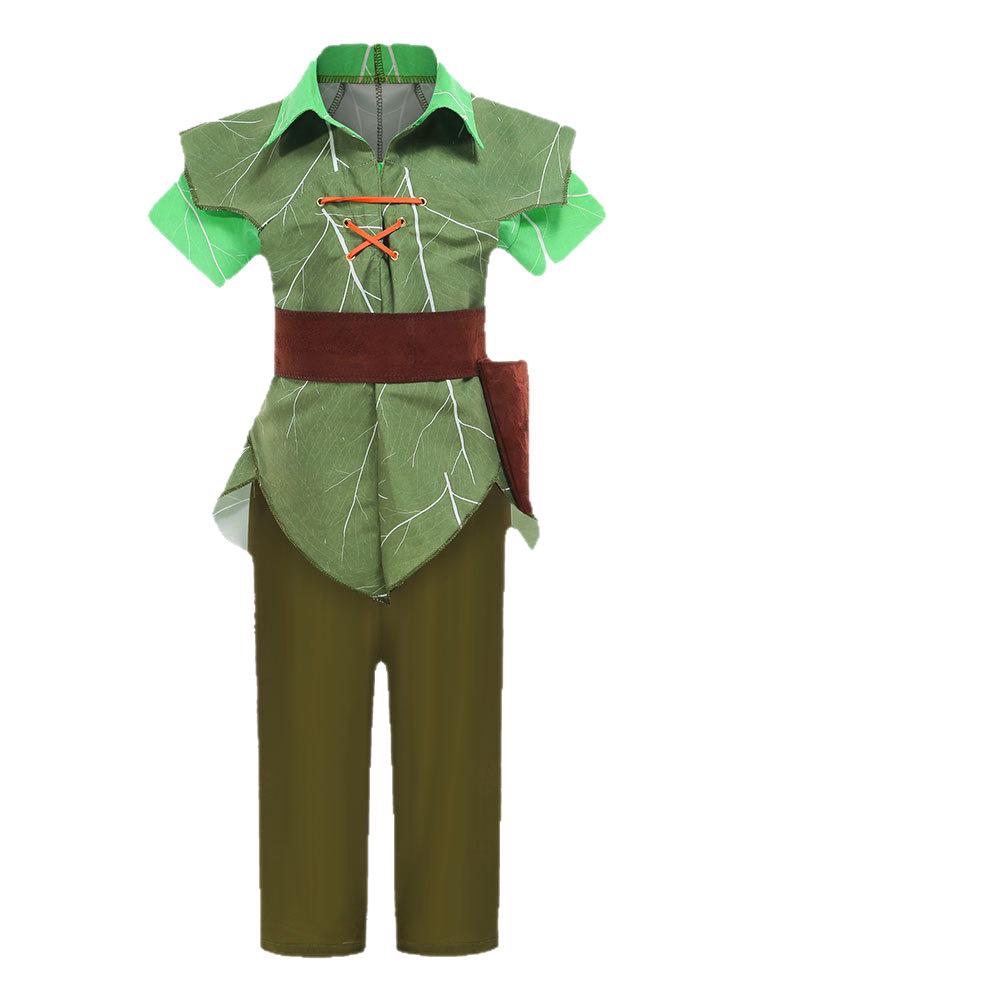 Children's Green Elf Peter Pan Halloween Party Costume