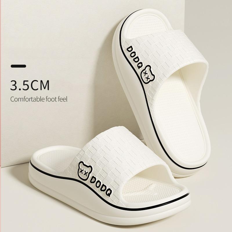 Ladies EVA One Step Slippers - Comfortable Non Slip Bottom Lightweight Indoor and Outdoor Beach Sandals Non Slip Bottom Home Slippers 36-37 белый 1290₽