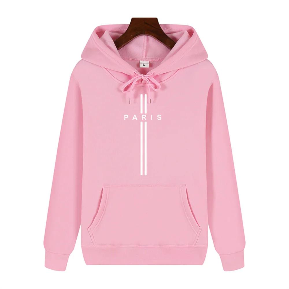 Simple Personality Printed Autumn and Winter Comfort Plus Cashmere Men's High Quality Casual Fashion Warm Street Hoodie
