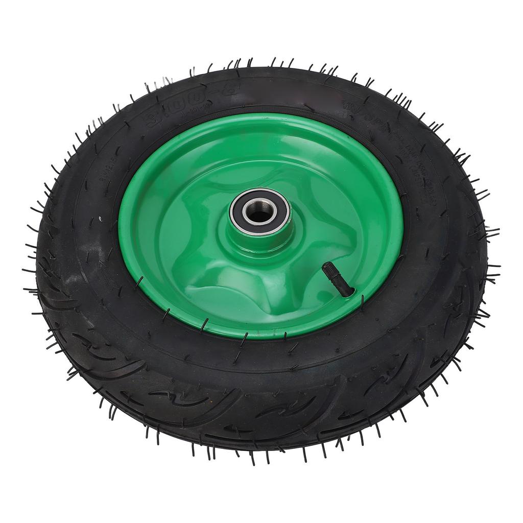Hand Truck Wheel 14 Inch 550lbs Load Bearing Rubber Anti Skid Garden Cart Replacement Wheel
