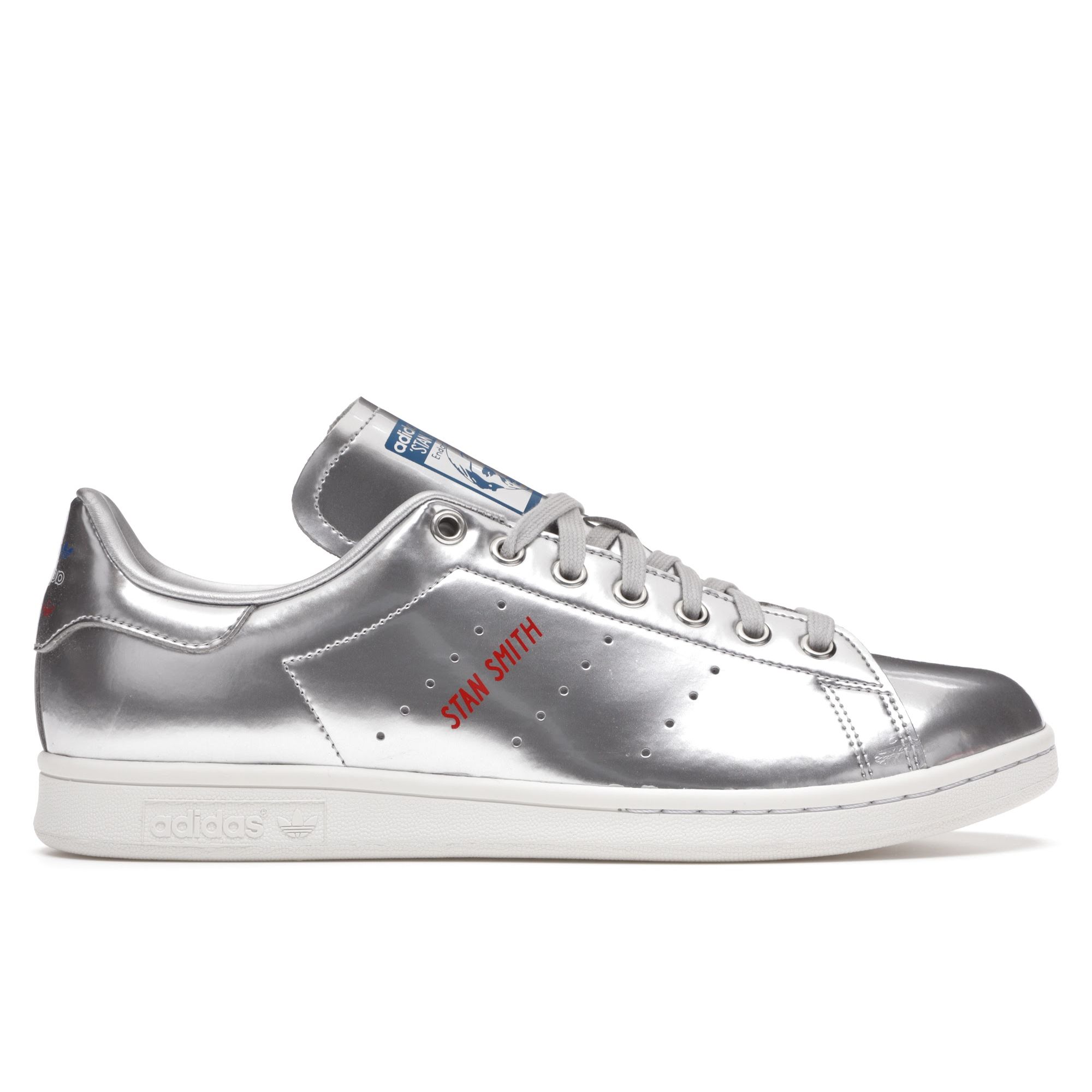 

Кроссовки унисекс adidas Stan Smith Silver Metallic Crystal-White FW5363