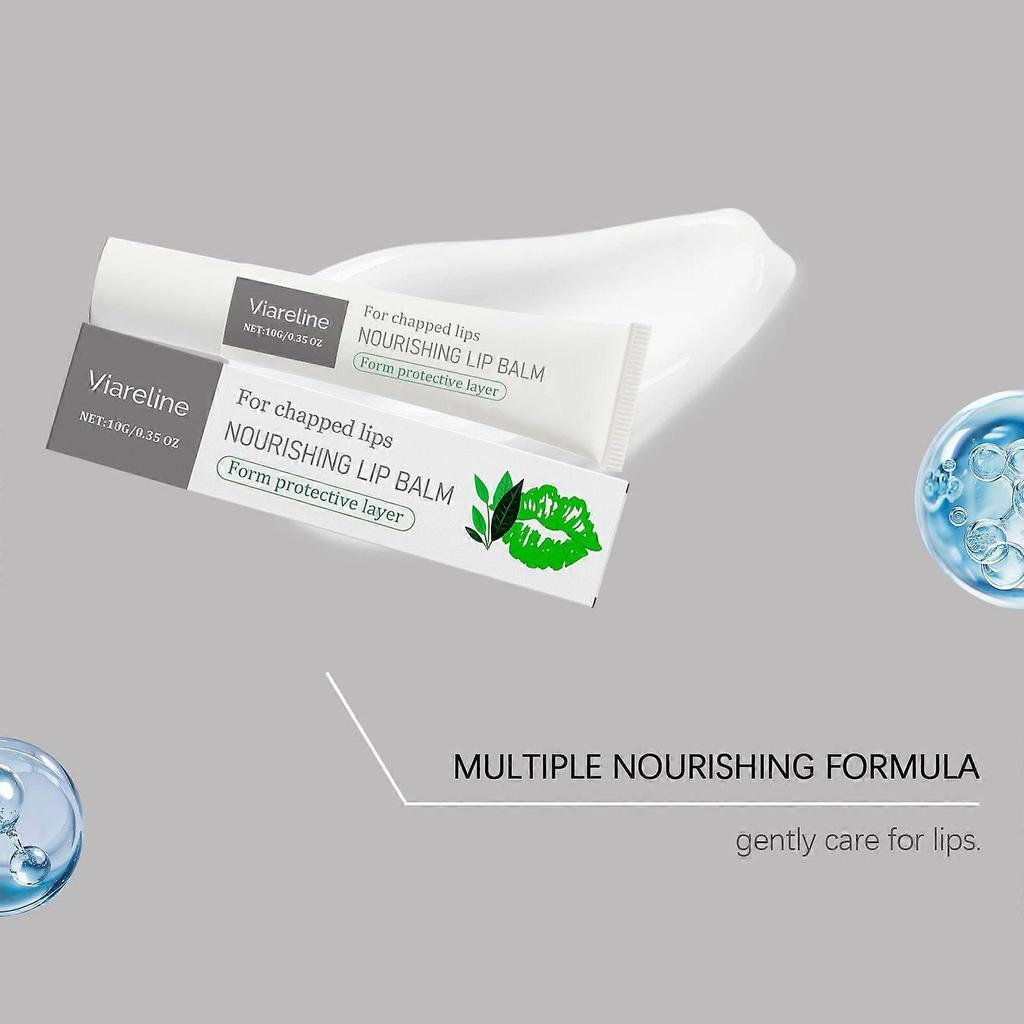 Limited time!!Viareline Nourishing Lip Balm - Moisturizes Lips, Plumps And Hydrates, Nourishing And Refreshing Lip Care Balm