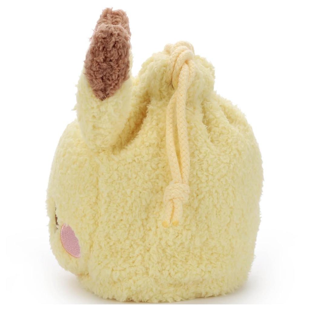 Takara Tomy Arts (TAKARATOMY A.R.T.S) Pokémon PokéPiece Plush Drawstring Bag, Pikachu Plush, Approximately 18cm Tall