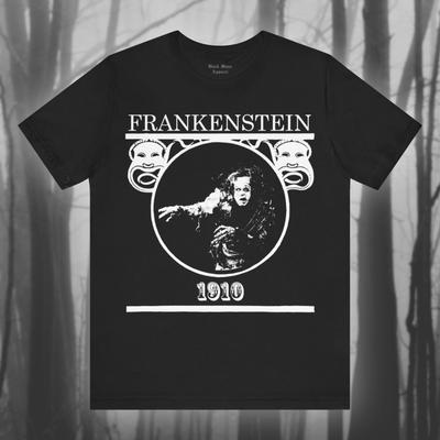 Frankenstein 1910, Classic Horror Film Shirt, Spooky Movie T-shirt, Creepy T Shirt, Gothic Tee, Goth Fashion Unisex Short Sleeve Tee
