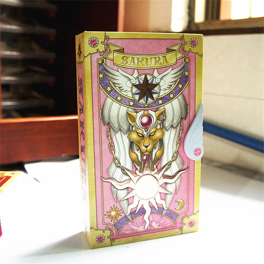 Card Captor Sakura Clow Card 60Pcs 1 Set Card Captor Sakura Clow Cards Cosplay Deluxe Edition Anime Prop Gift Toy Gift Box