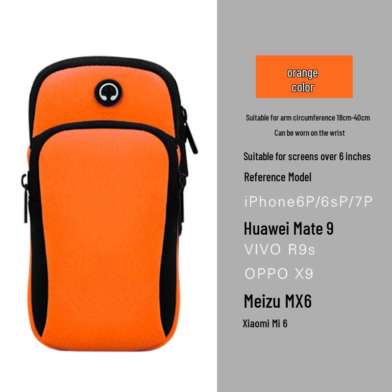 Men's and Women's Waterproof Running & Hiking Phone Armband: Large Capacity, Arm & Wrist Bag
