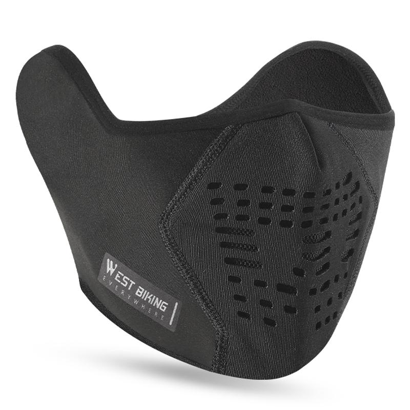 

WEST BIKING YP0201414 Winter Cycling Motorcycle Mask Warm Fleece Face Cover A