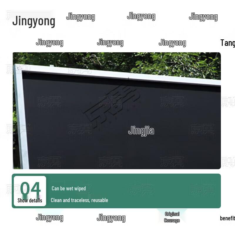 Jingyong Mobile Wooden Blackboard with Stainless Steel Stand