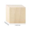 Enkrio Wood Cubes, Building Blocks, Set of 100 Wooden Blocks for DIY Crafts and Decoration, Unfinished Natural Wood Cubes, Unpainted