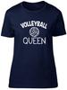 Volleyball Queen Fitted Unisexs Ladies T Shirt