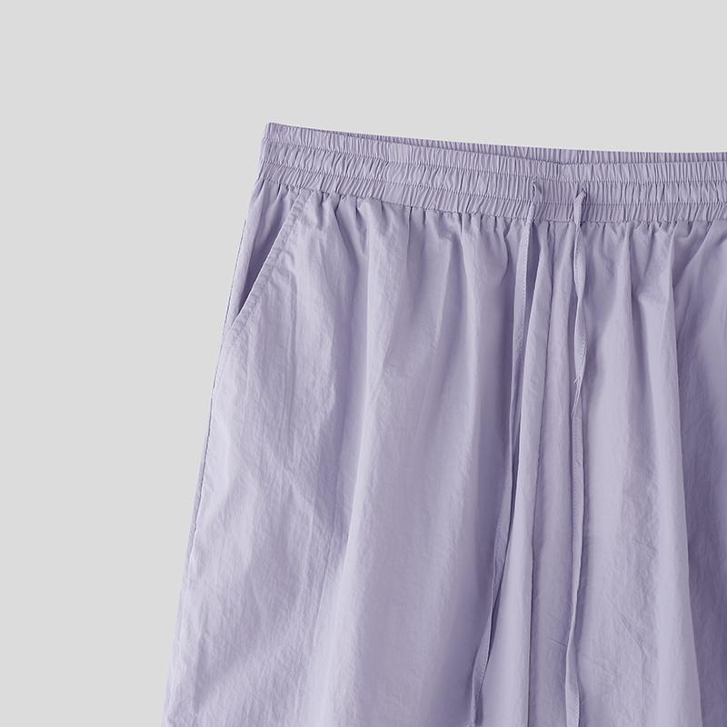 INCERUN Pantaloni Cargo Lunghi Casual Leggeri con Vita Elastica e Orlo con Coulisse da Uomo