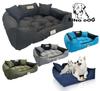 Dog Bed KINGDOG 55x45 Cm Personalized Waterproof Black
