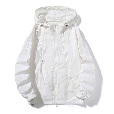 Sonnenkleidung für Paare, leicht und atmungsaktiv, UV-schützende Hautkleidung, einfarbige Sonnenshirts, Outdoor-Schutz