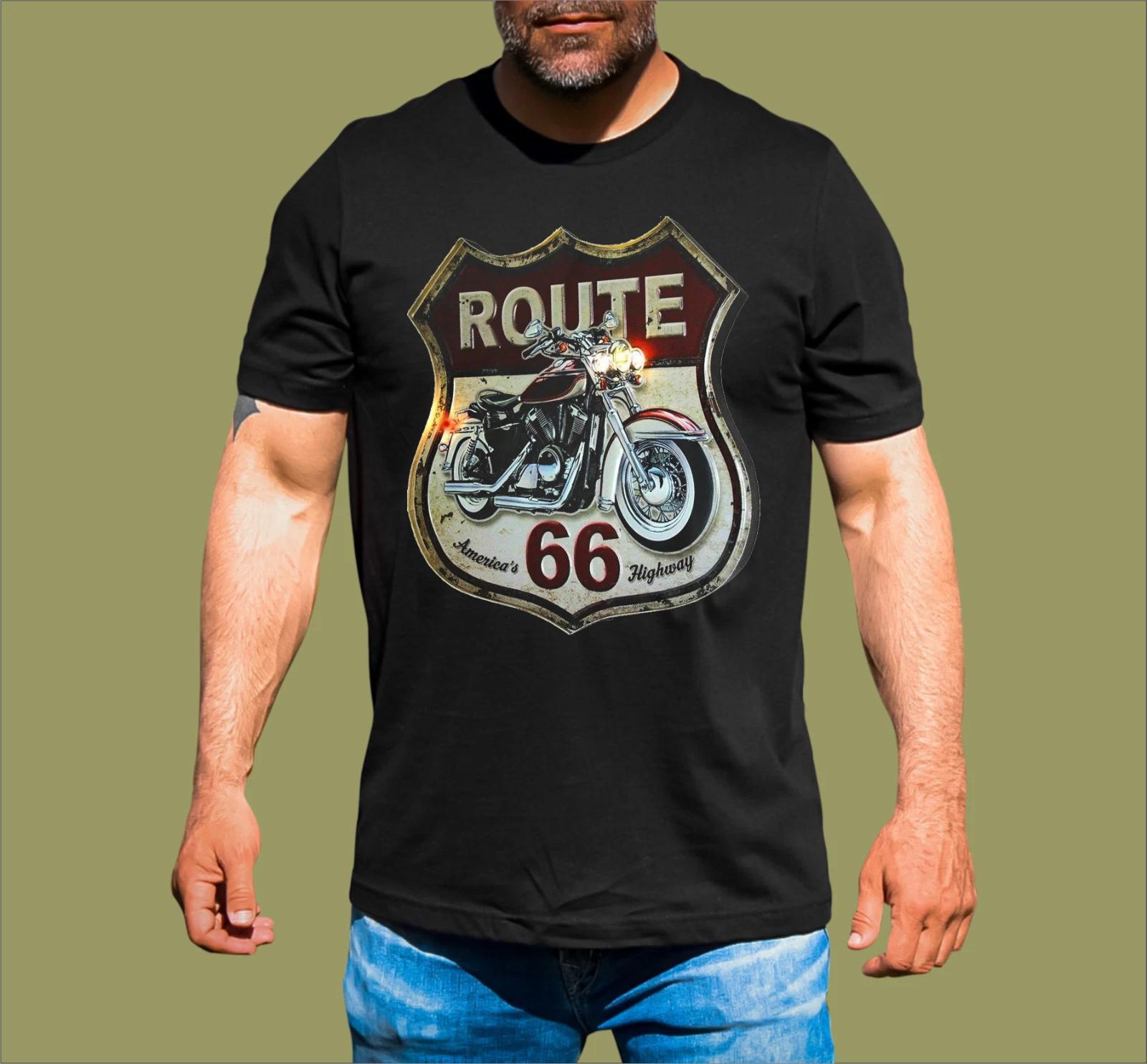ROUTE 66 BIKE T-SHIRT S