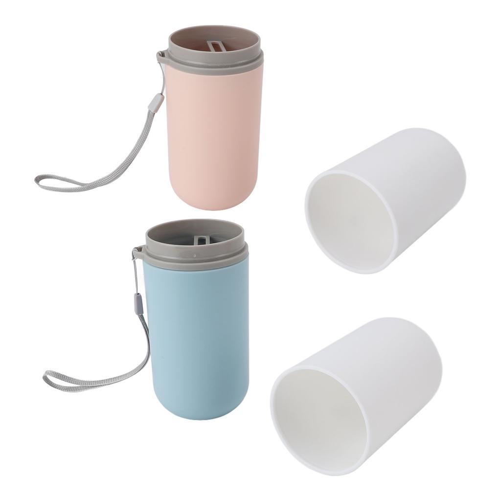 Travel Toothbrush Holder Case Plastic Multifunctional Portable Toothbrush Cup Case