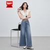 IEF Women's Casual Denim Wide-Leg Pants