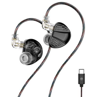 TRN V10 PRO Earphones  2BA+2DD Dual Dynamic Driver and Dual Balanced Armature Hybrid In-Ear Monitors Headphones