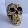 Collectible Art for Secret Rooms Creative Skull Flowers Sculpture, Human Head Skeleton Statue, Halloween Ornaments Home Decor Decor, Prop Indoor