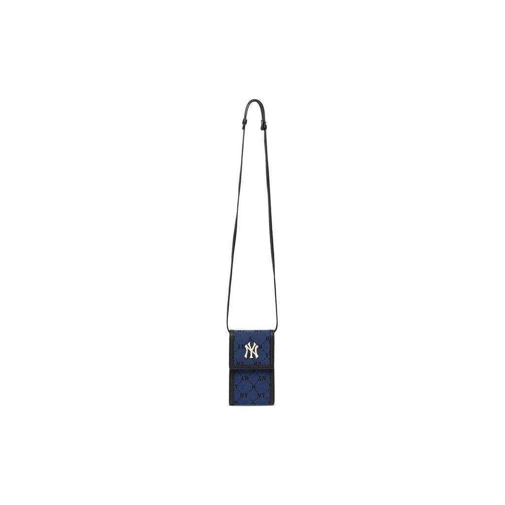 MLB Monogram Series NY Yankees Retro All Over Print Accessory Small Bag Unisex Shoulder Bag Midnight-Blue 3ACRH011N-50BLD