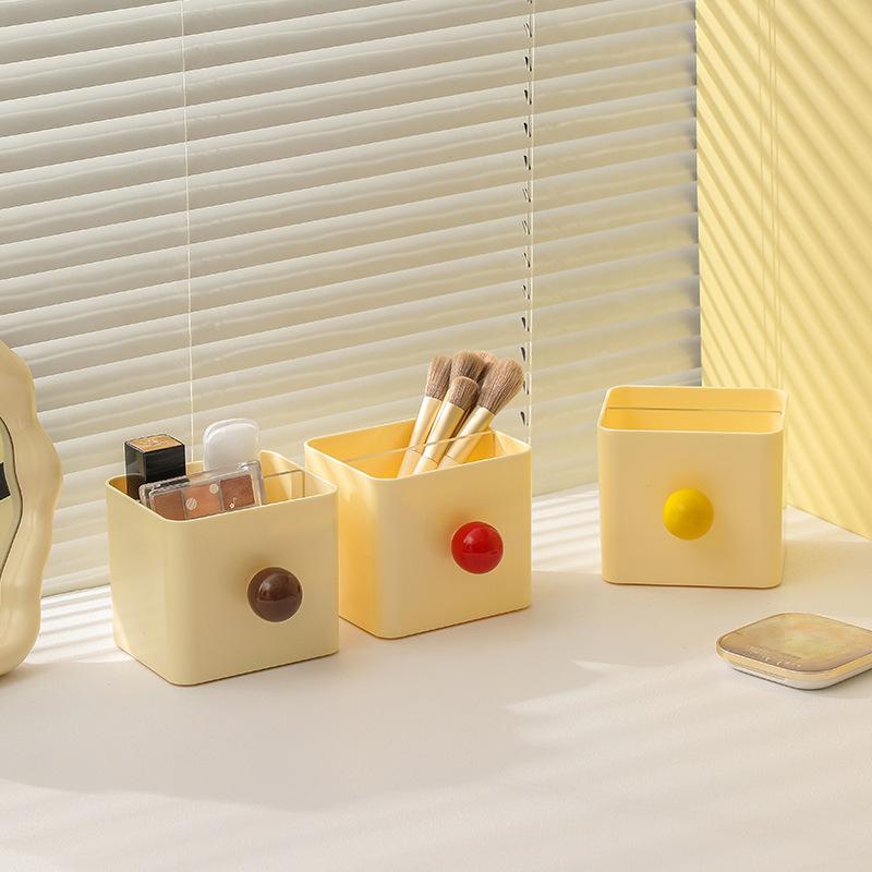 Style Office Stationery Pen Holder, Office Student Desktop Oil Painting Brush Stationery Storage and Organization Pen Holder