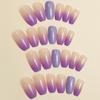 Glitter Gradient Wearable Halo False Nails Set
