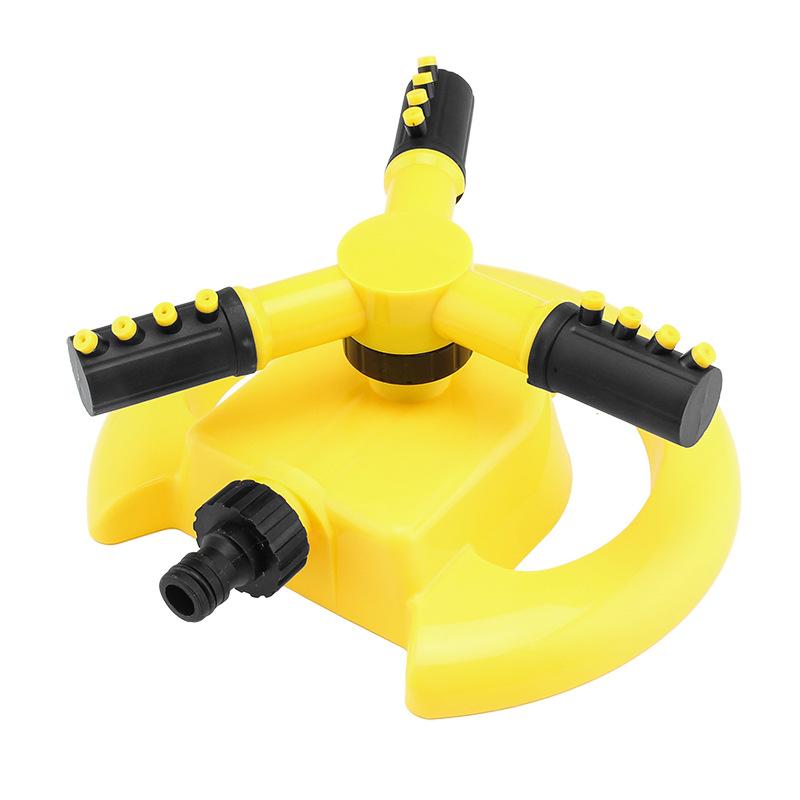 360 Degree Automatic Rotating three-pronged sprinkler irrigation rotating sprinkler independent flower watering sprinkler