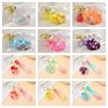 Bubble Beads Cat Claw Quicksand Keychain Cute Kitten Claw Key Ring  Car Key Ring